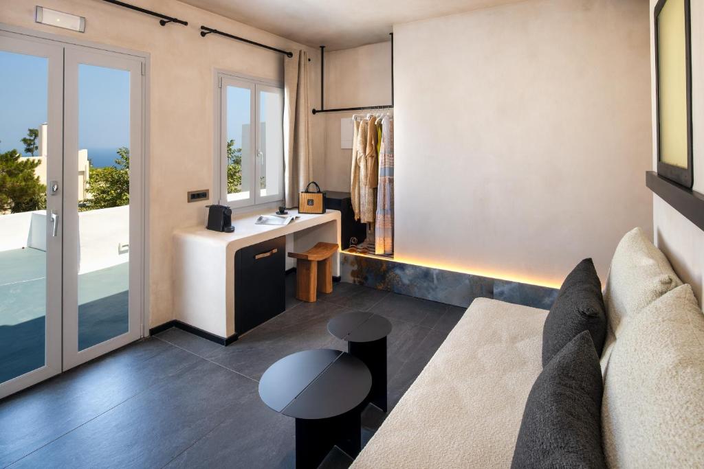 Posezení v ubytování Imerti Suites