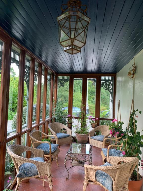Istumisnurk majutusasutuses Ballyteige Lodge