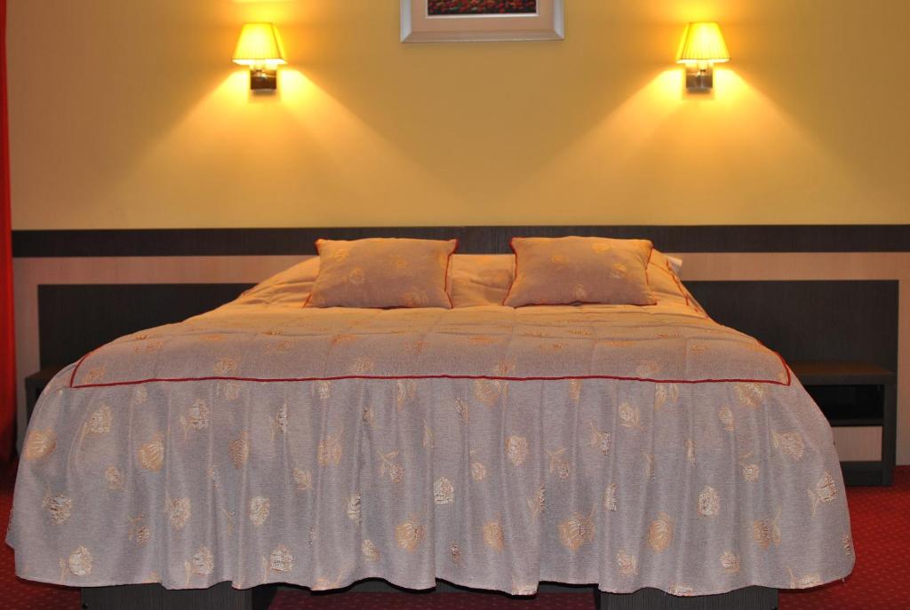 Postel nebo postele na pokoji v ubytování Hotel Dana