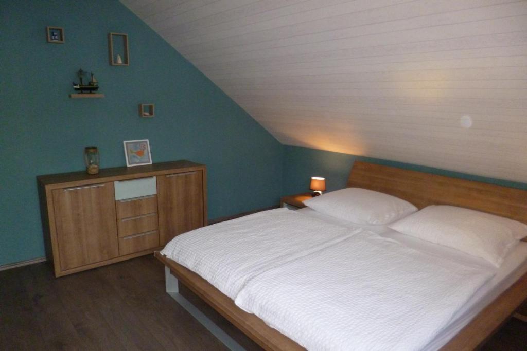 Postel nebo postele na pokoji v ubytování Haus Weinheck