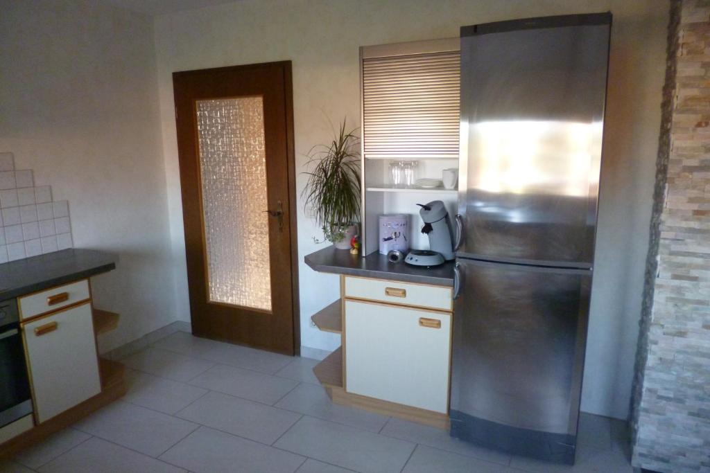 Kuchyň nebo kuchyňský kout v ubytování Haus Weinheck