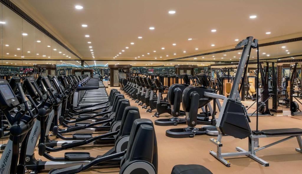 Fitness centrum a/nebo fitness zařízení v ubytování Jeddah Hilton