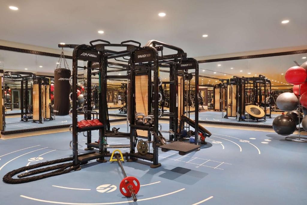 Fitness centrum a/nebo fitness zařízení v ubytování Jeddah Hilton