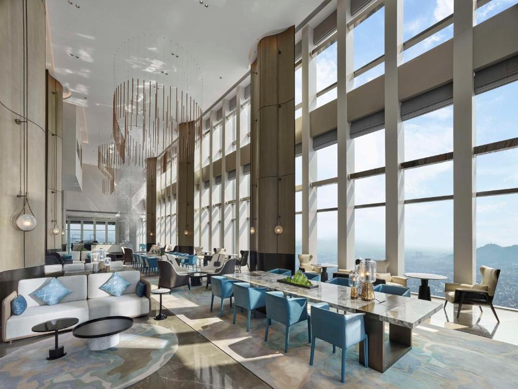 Restaurace v ubytování Hilton Zhuji