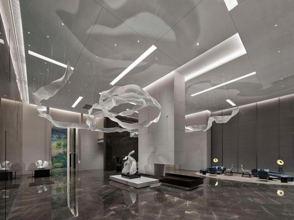 Fitness centrum a/nebo fitness zařízení v ubytování Hilton Zhuji
