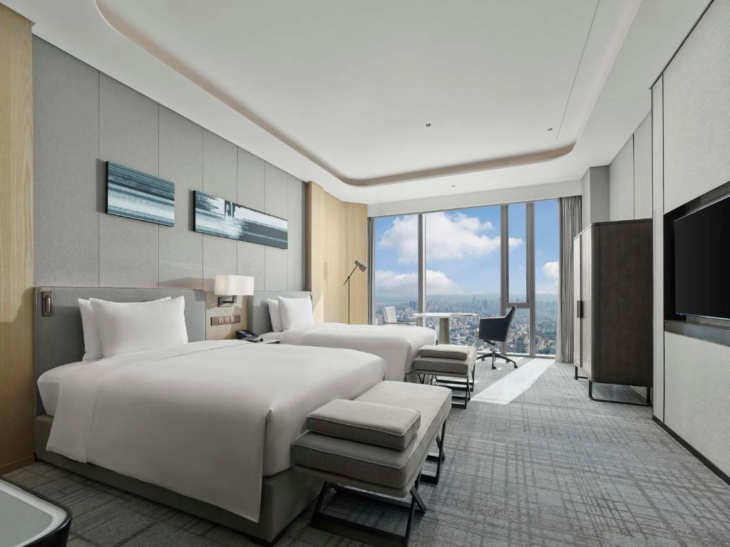 Hilton Zhuji - Deluxe Twin Room Con Vista Al Río