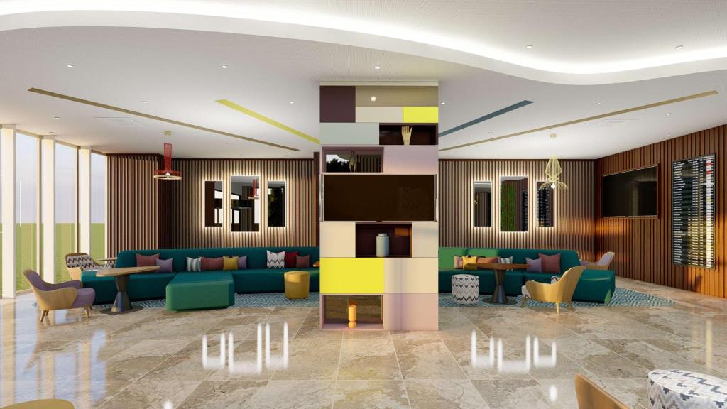 Posezení v ubytování Hampton By Hilton Istanbul Airport, Arnavutkoy