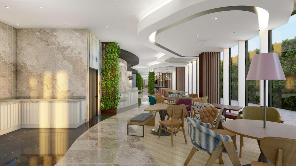 Posezení v ubytování Hampton By Hilton Istanbul Airport, Arnavutkoy