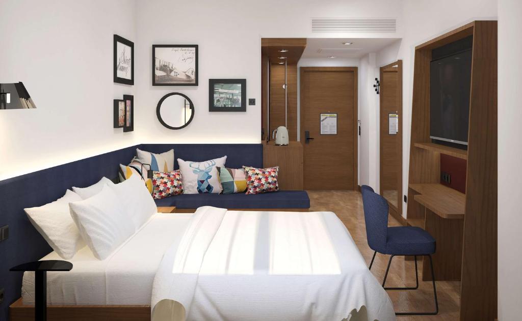Posezení v ubytování Hampton By Hilton Istanbul Airport, Arnavutkoy