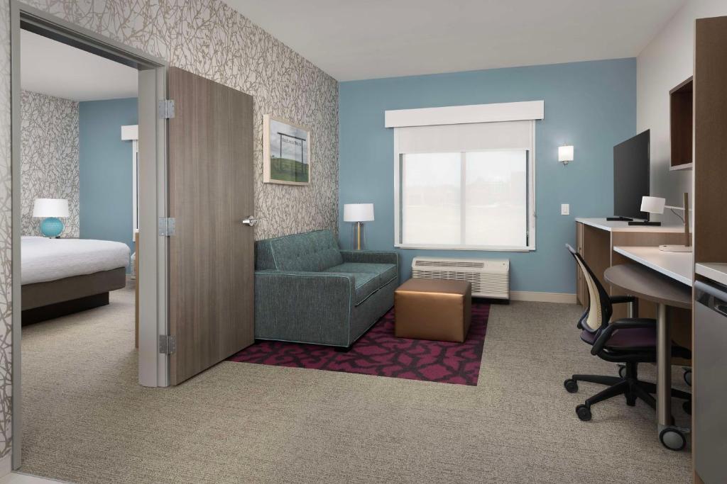 Postel nebo postele na pokoji v ubytování Home2 Suites By Hilton Flower Mound Dallas