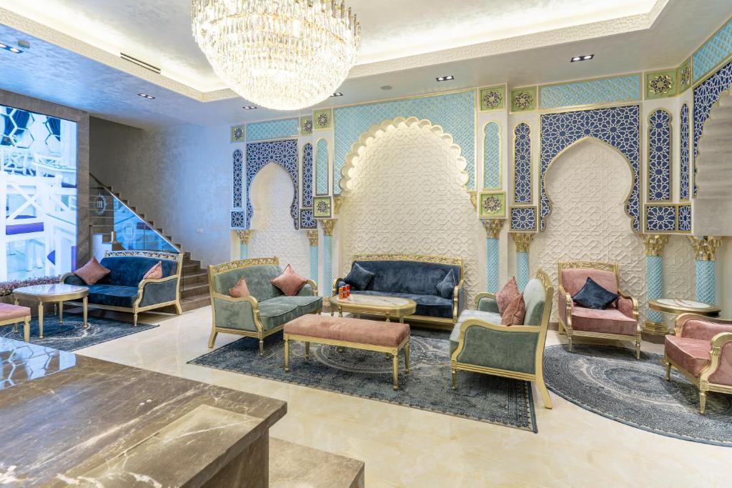 אזור ישיבה ב-MIRZO HOTEL