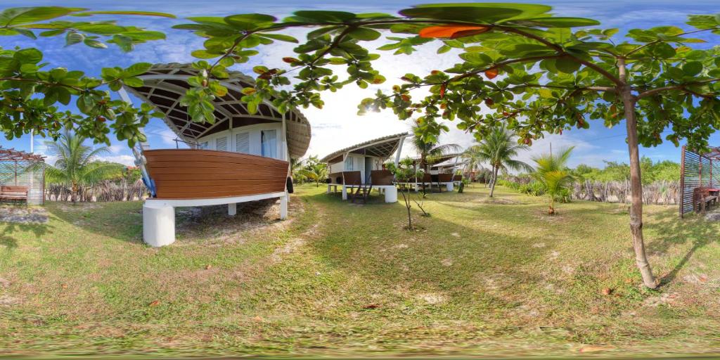 Taman di luar Pousada Vettore
