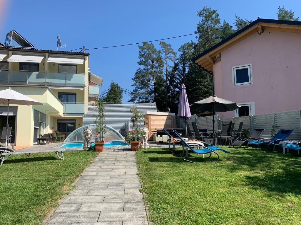 Zahrada ubytování enJoy Appartements