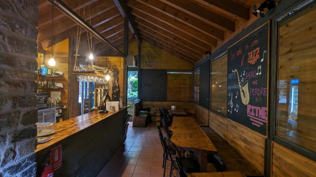Restaurace v ubytování Camping Llavorsi