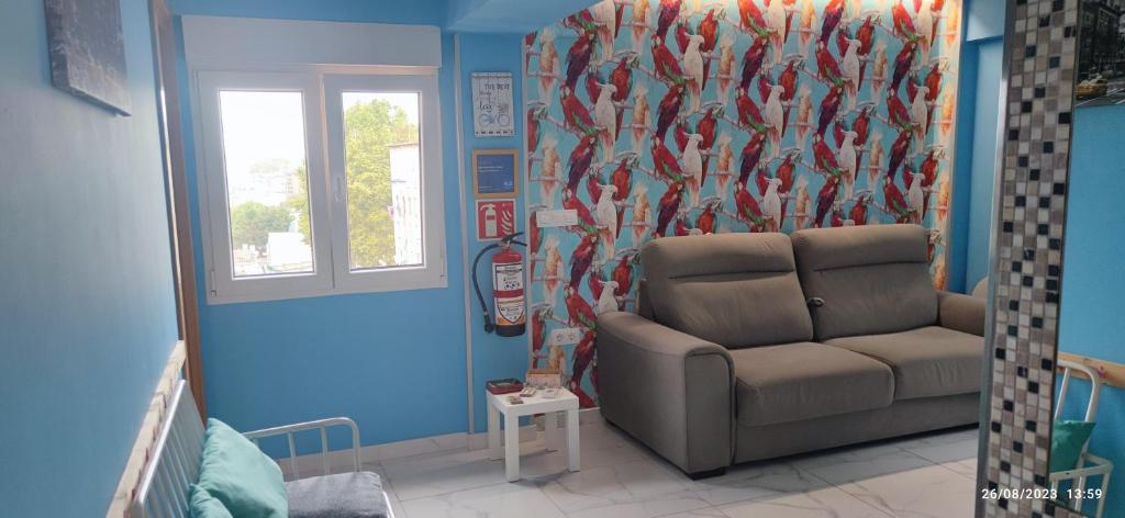 Część wypoczynkowa w obiekcie Apartamento Zona Playa y centro Ciudad