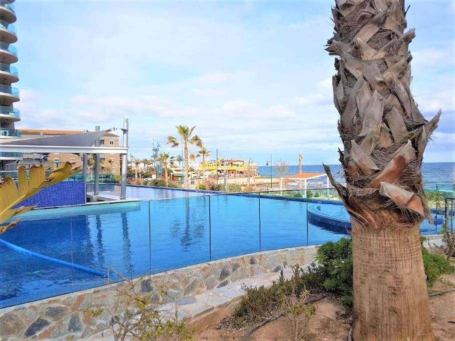 Bazén v ubytování Stunning 2 bed apartment on the front sea line at Sea Senses nebo v jeho okolí