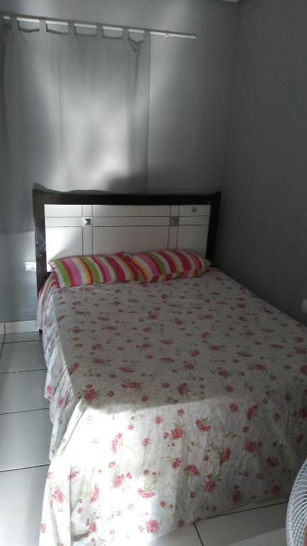 Кровать или кровати в номере Apt vista panorâmica