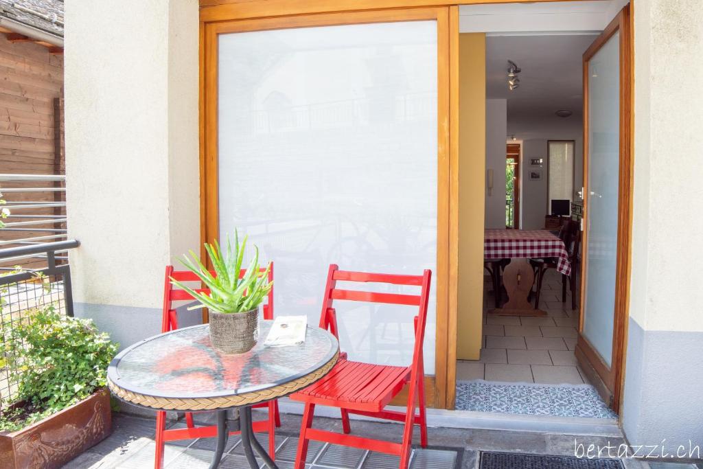 Patio nebo venkovní prostory v ubytování Appartamenti Bertazzi, Cavagnago - self check-in