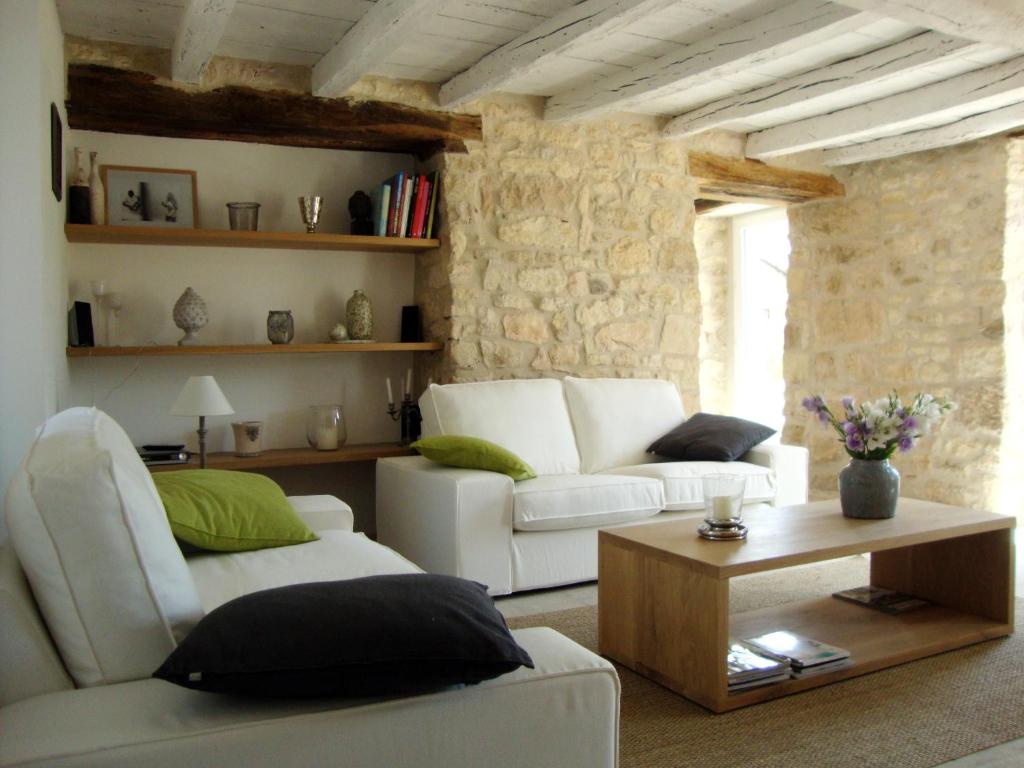 Posezení v ubytování La Bastide
