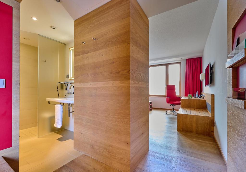 Koupelna v ubytování Asam Hotel