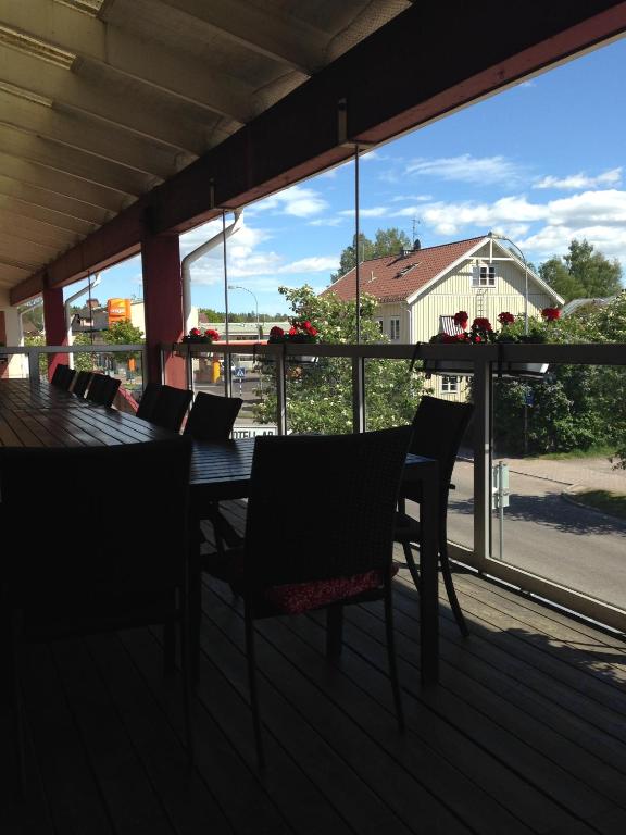 Balkón nebo terasa v ubytování Kils Hotell & Restaurang