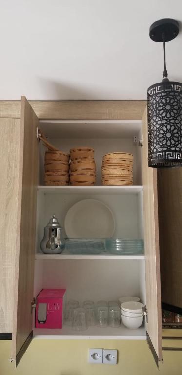 Kuchyň nebo kuchyňský kout v ubytování Appartement bien équipé à 5 min de la plage, TOUT INCLU!