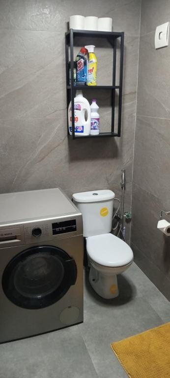 Koupelna v ubytování Appartement bien équipé à 5 min de la plage, TOUT INCLU!