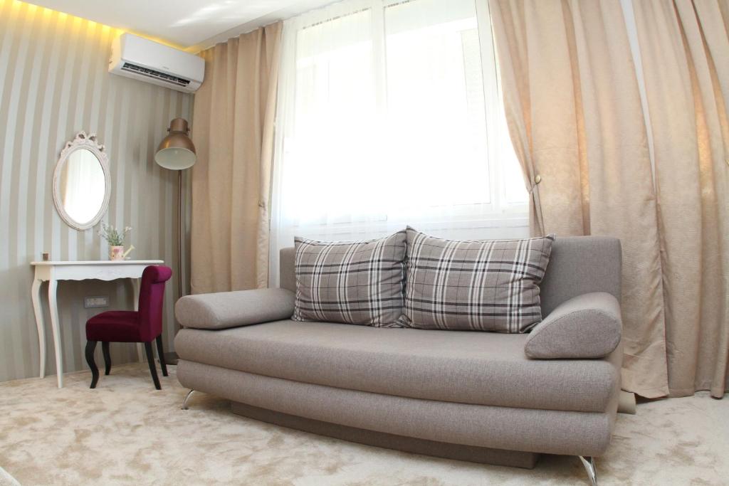 Posezení v ubytování Studio Apartments Mirakul