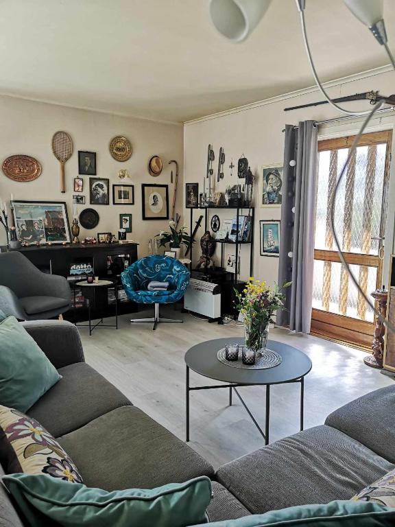 Posezení v ubytování Kule gule huset