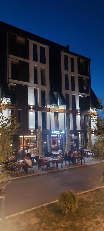 Das Gebäude in dem sich die Ferienwohnung befindet