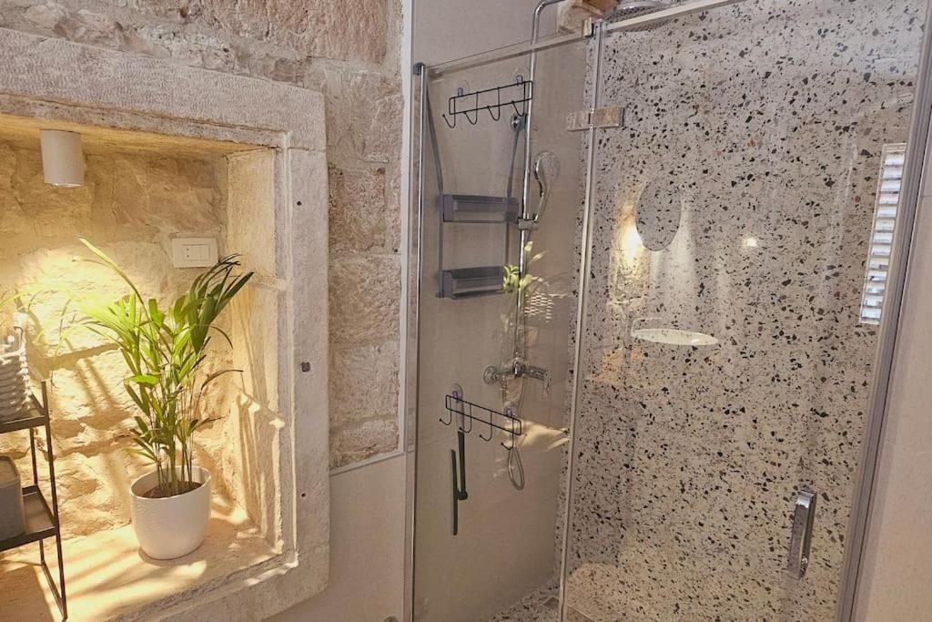 Koupelna v ubytování Magical Oasis for two in Korcula Old Town