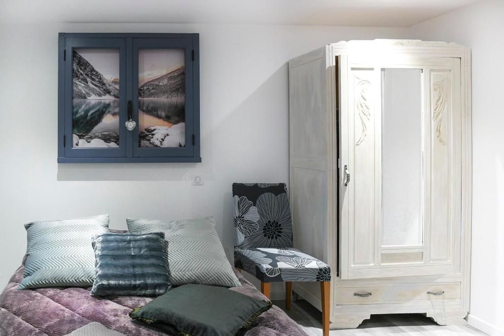 Posteľ alebo postele v izbe v ubytovaní Pamiers gare - 2 Appartements à louer ou Chambre parentale indépendante