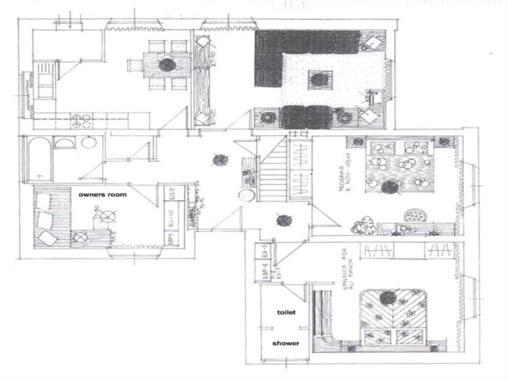 Plán poschodí v ubytovaní Dubrovnik Sea View Apartment
