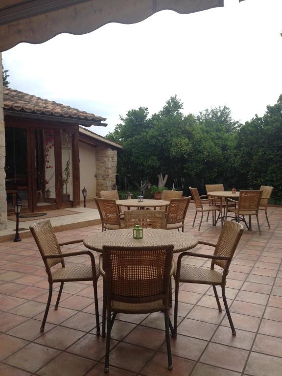 Patio nebo venkovní prostory v ubytování Pyrgos Of Mystra