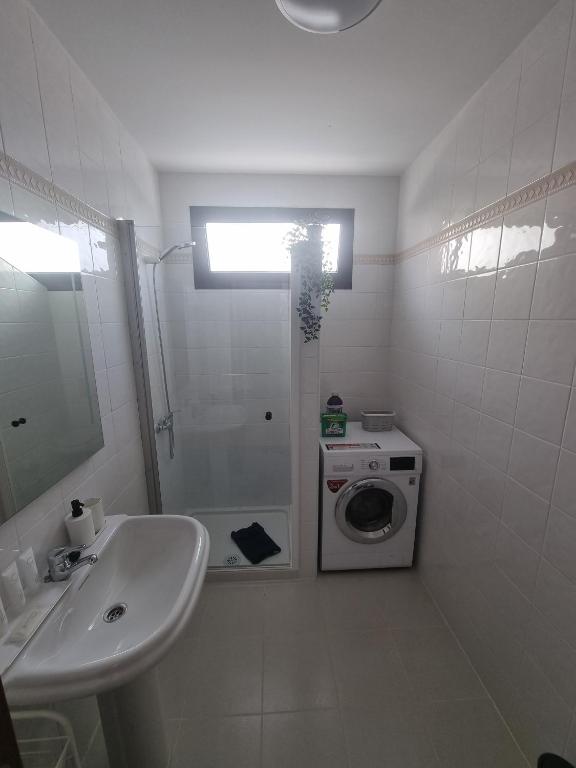 Koupelna v ubytování Casa Atlantida