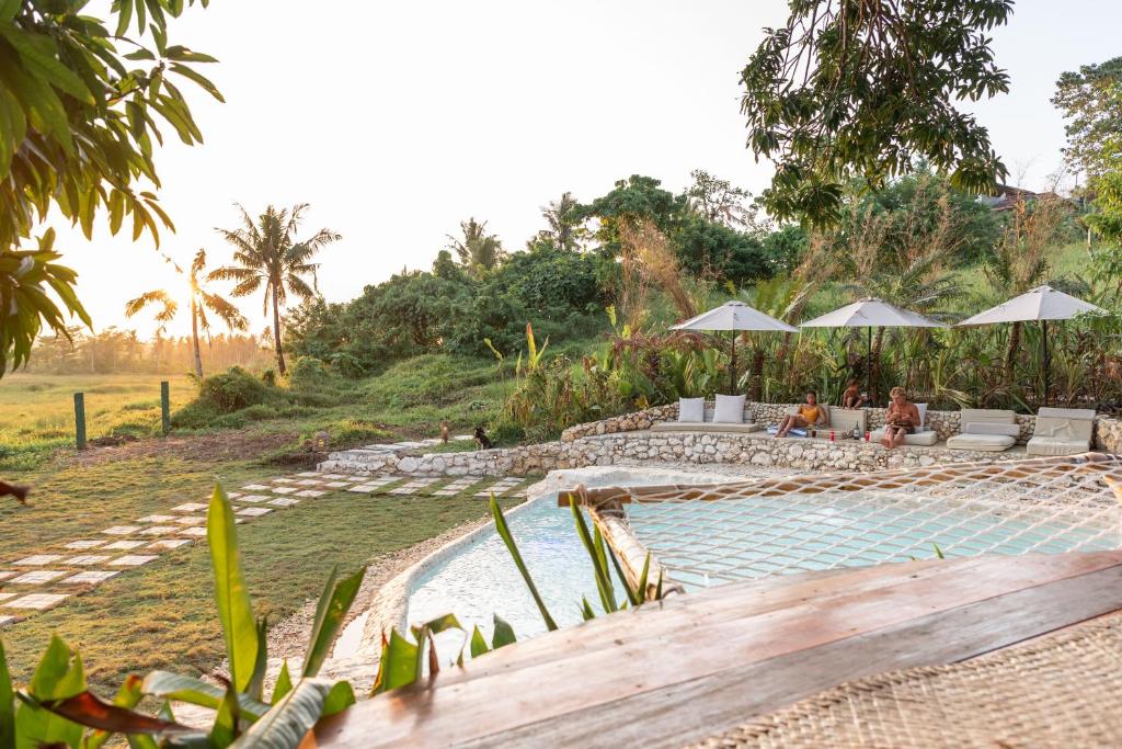 Zahrada ubytování The Hillside Resort Siargao