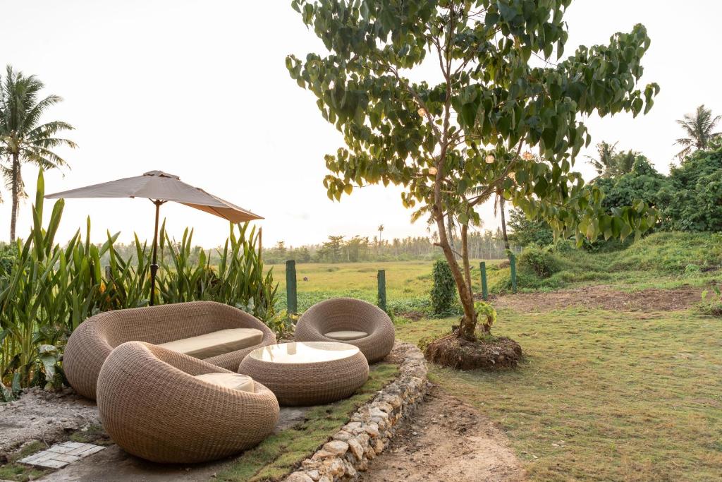 Zahrada ubytování The Hillside Resort Siargao