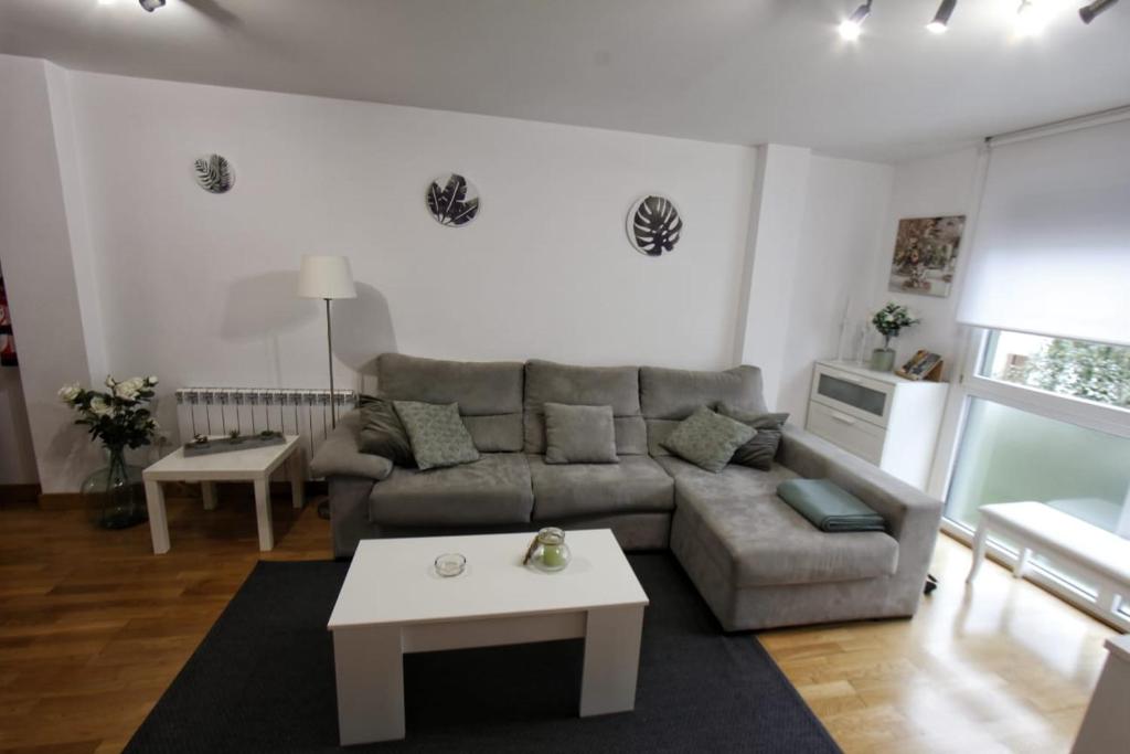 Posezení v ubytování Apartamento Buruntzali