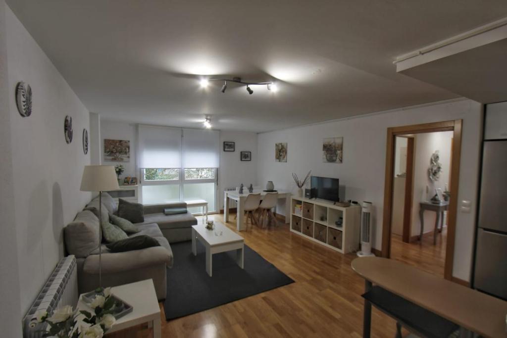 Posezení v ubytování Apartamento Buruntzali