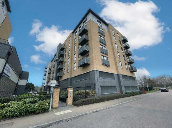 a tall building on the side of a street at Heronsgate GH014 in Belvedere