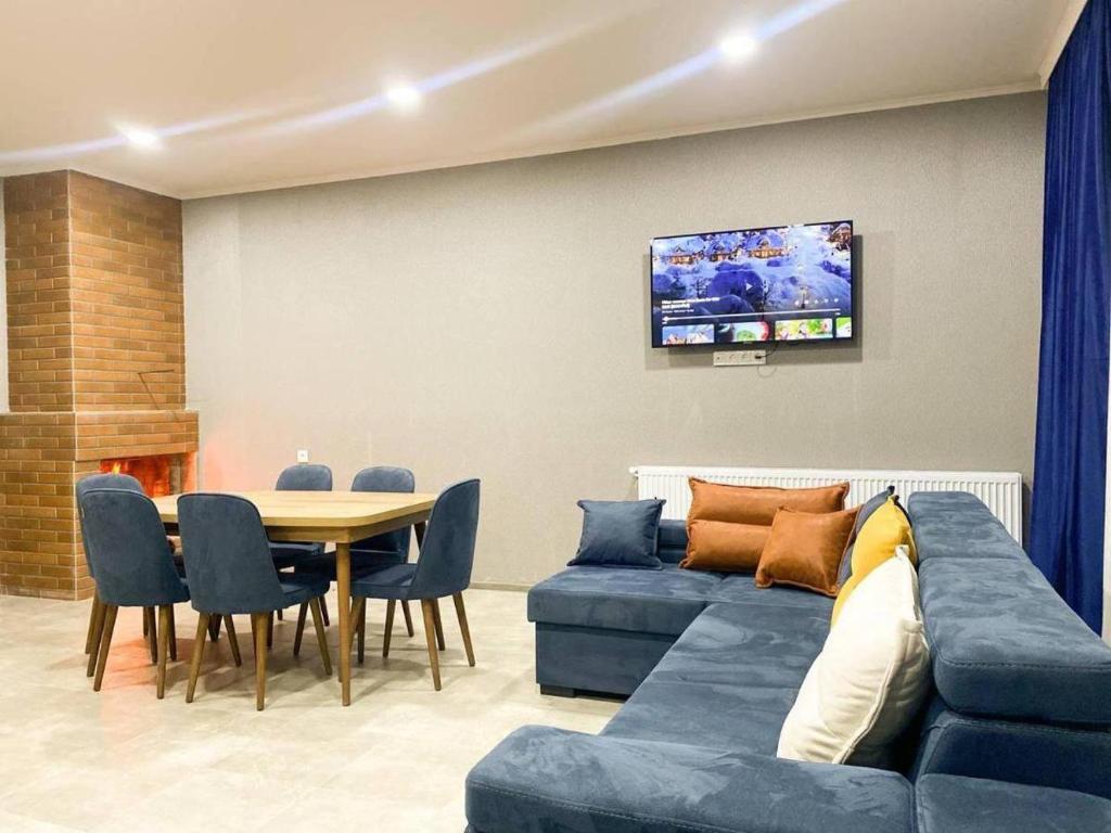 Posezení v ubytování Star Villa Bakuriani