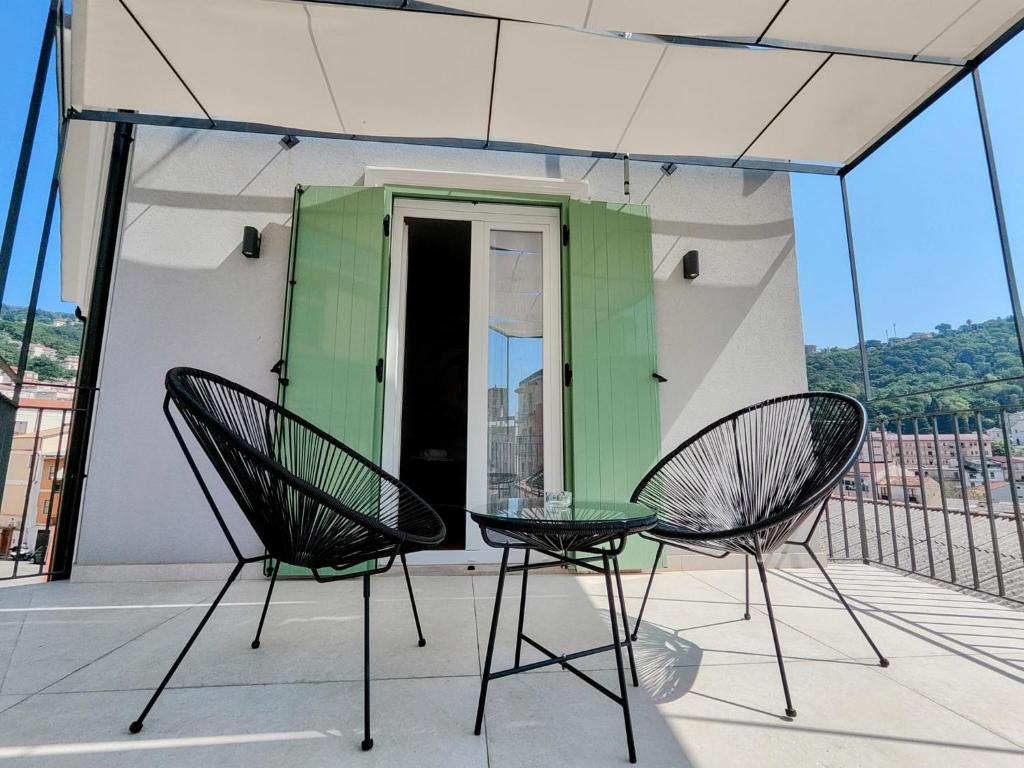 Balkón nebo terasa v ubytování Il Canto di Ligea