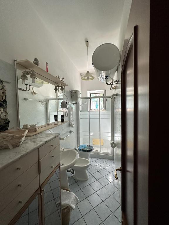 Koupelna v ubytování Casa Talento