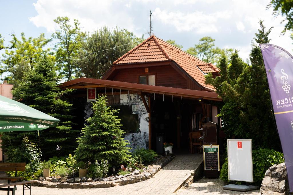 Zahrada ubytování Penzion Nechorka