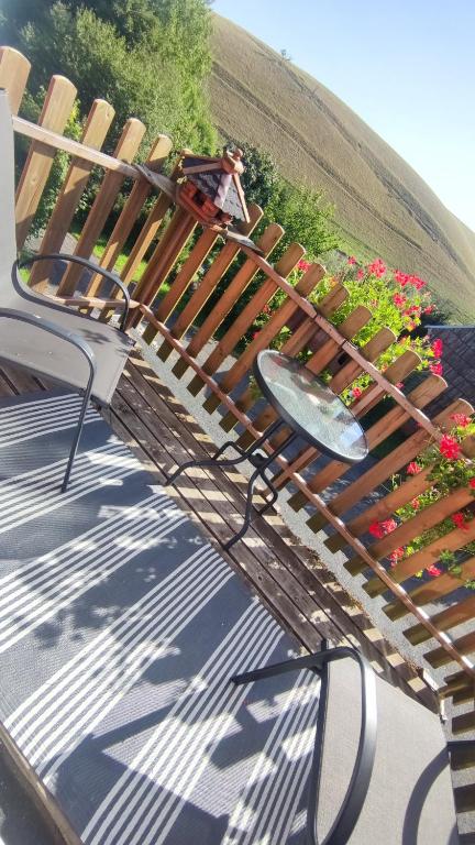 Balkón nebo terasa v ubytování Holiday Home Moldava