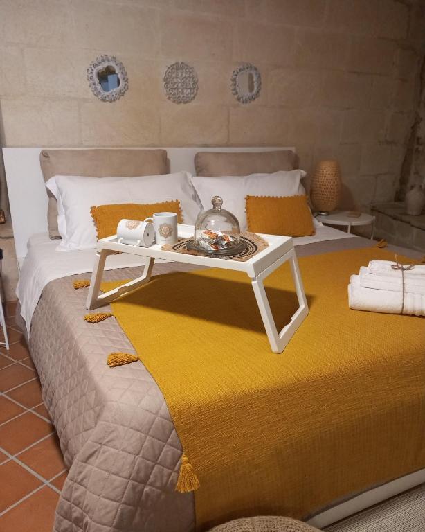 Postel nebo postele na pokoji v ubytování Dimora 1919 Luxury Loft