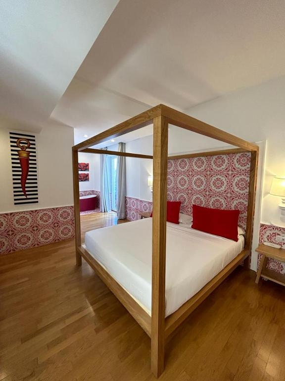 Postel nebo postele na pokoji v ubytování Maison Kalea