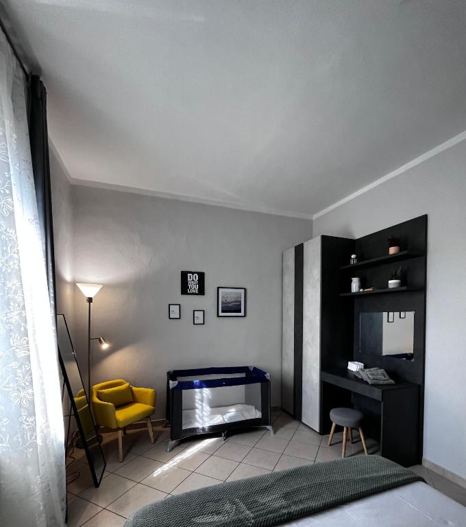 Postel nebo postele na pokoji v ubytování Casa Lungarno