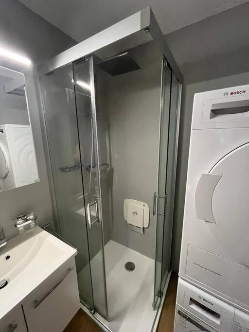 Koupelna v ubytování Zimmer in Vaduz FL
