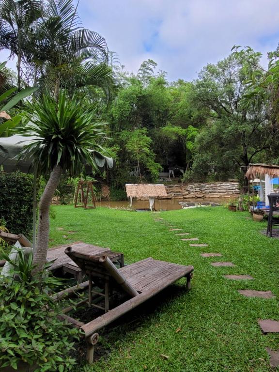 Zahrada ubytování Brookhouse & Glamping